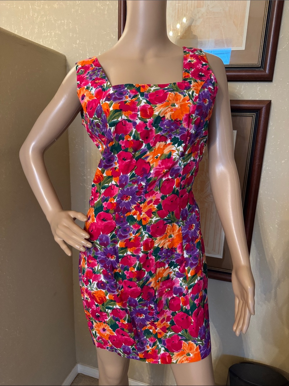 Women’s Vintage Hawaiian Fitted Dress sz 5 or XS